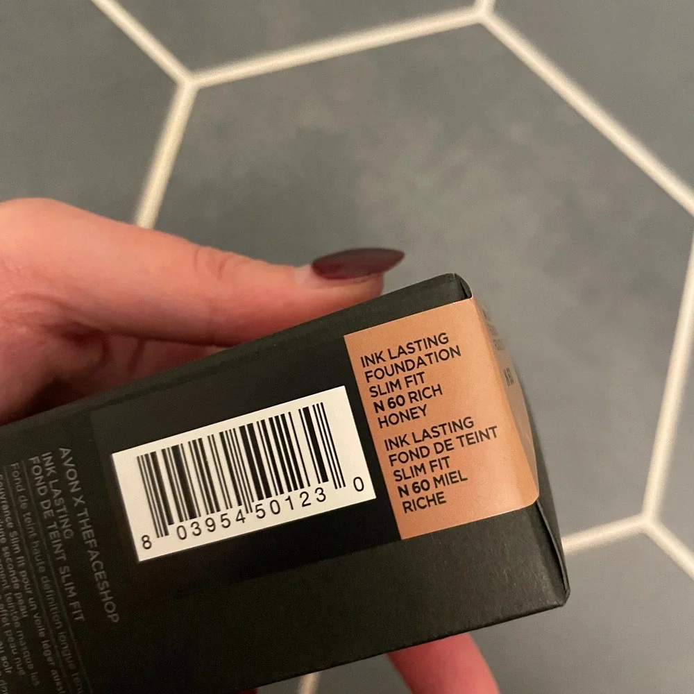 Avon‎ x The Face Shop Ink Lasting Foundation Slim Fit N60 Rich Honey